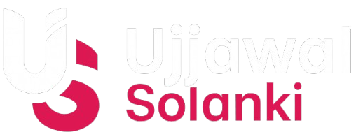 Ujjawal Solanki Logo Dark Mode - Full Stack Developer